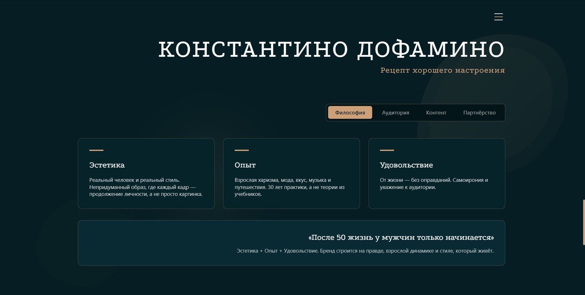 Сайт личного бренда